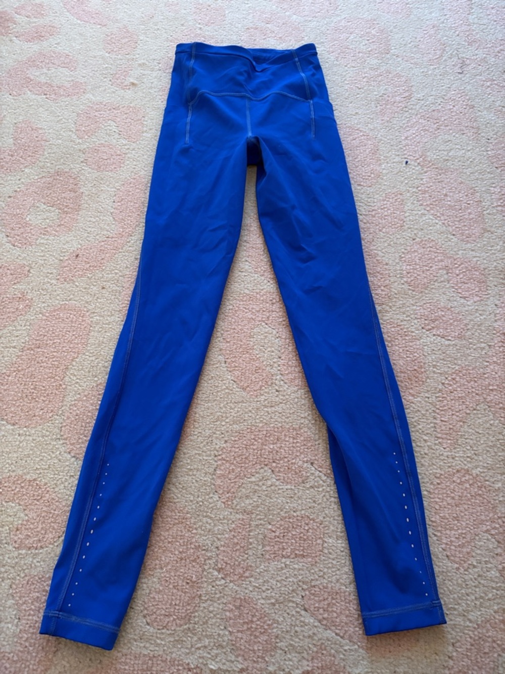 Cobalt Blue Hight-Waist Athletic Leggings